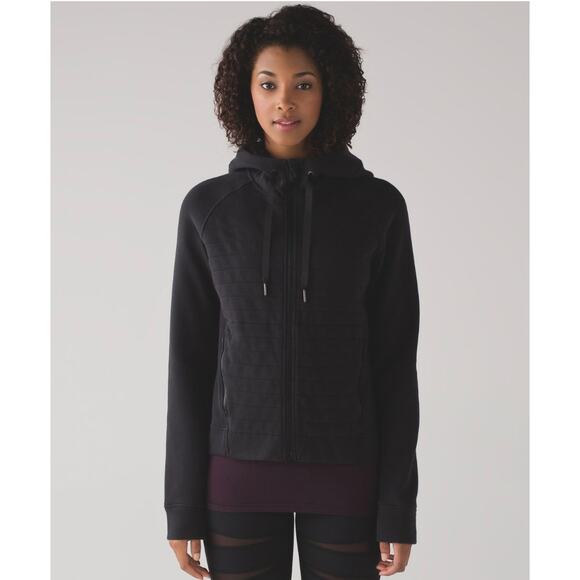 (6) $128 Lululemon Lululemon Fleece Be True Hoodie Black - Picture 1 of 8